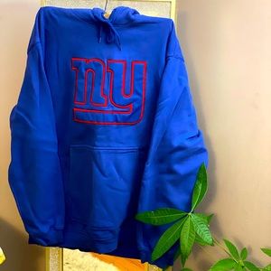 NYG GIANTS sweatshirt hoodie blue size XL